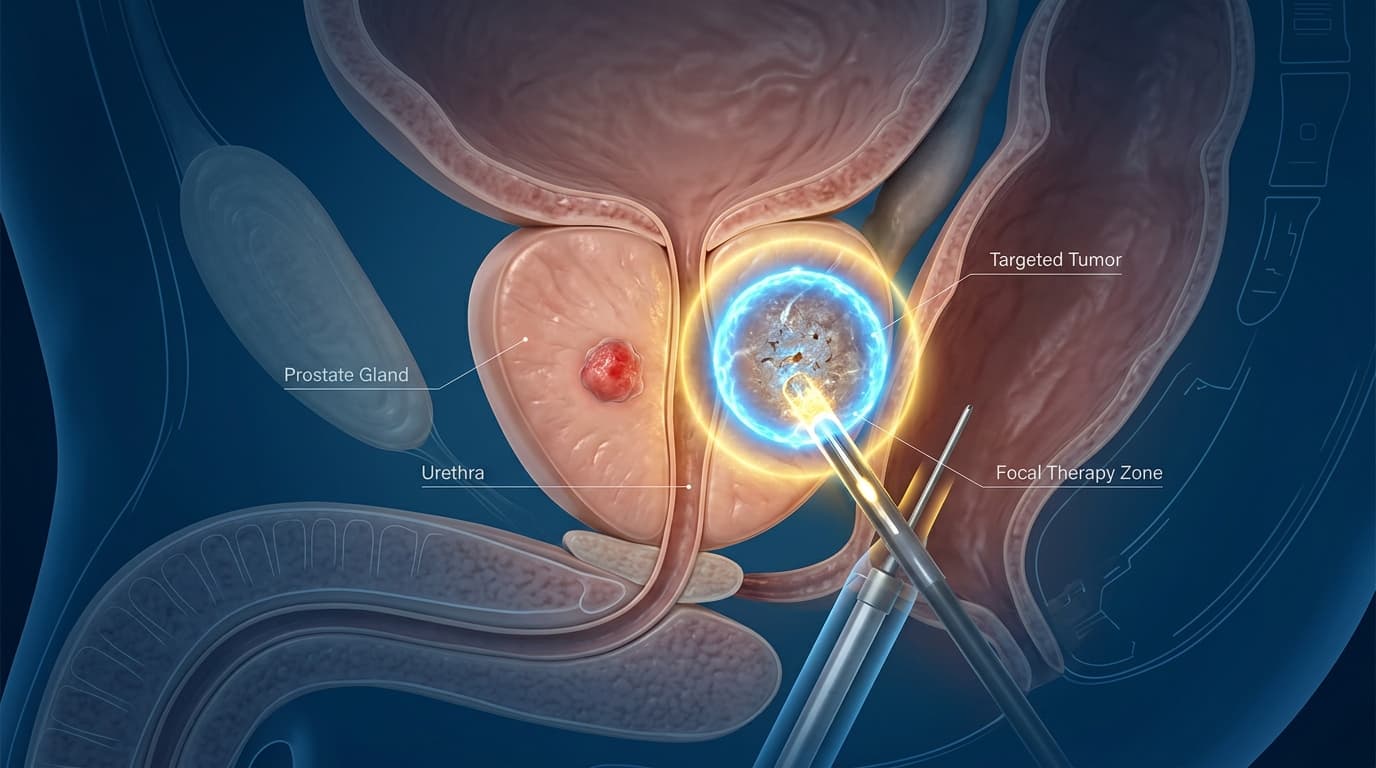 การรักษาแบบเฉพาะจุดสำหรับมะเร็งต่อมลูกหมาก (Focal Therapy) การรักษาแบบเฉพาะจุดสำหรับมะเร็งต่อมลูกหมาก (Focal Therapy)