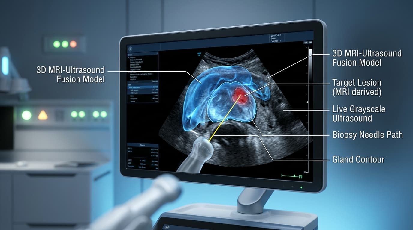 MRT-Ultraschall-Fusionsbiopsie der Prostata MRT-Ultraschall-Fusionsbiopsie der Prostata