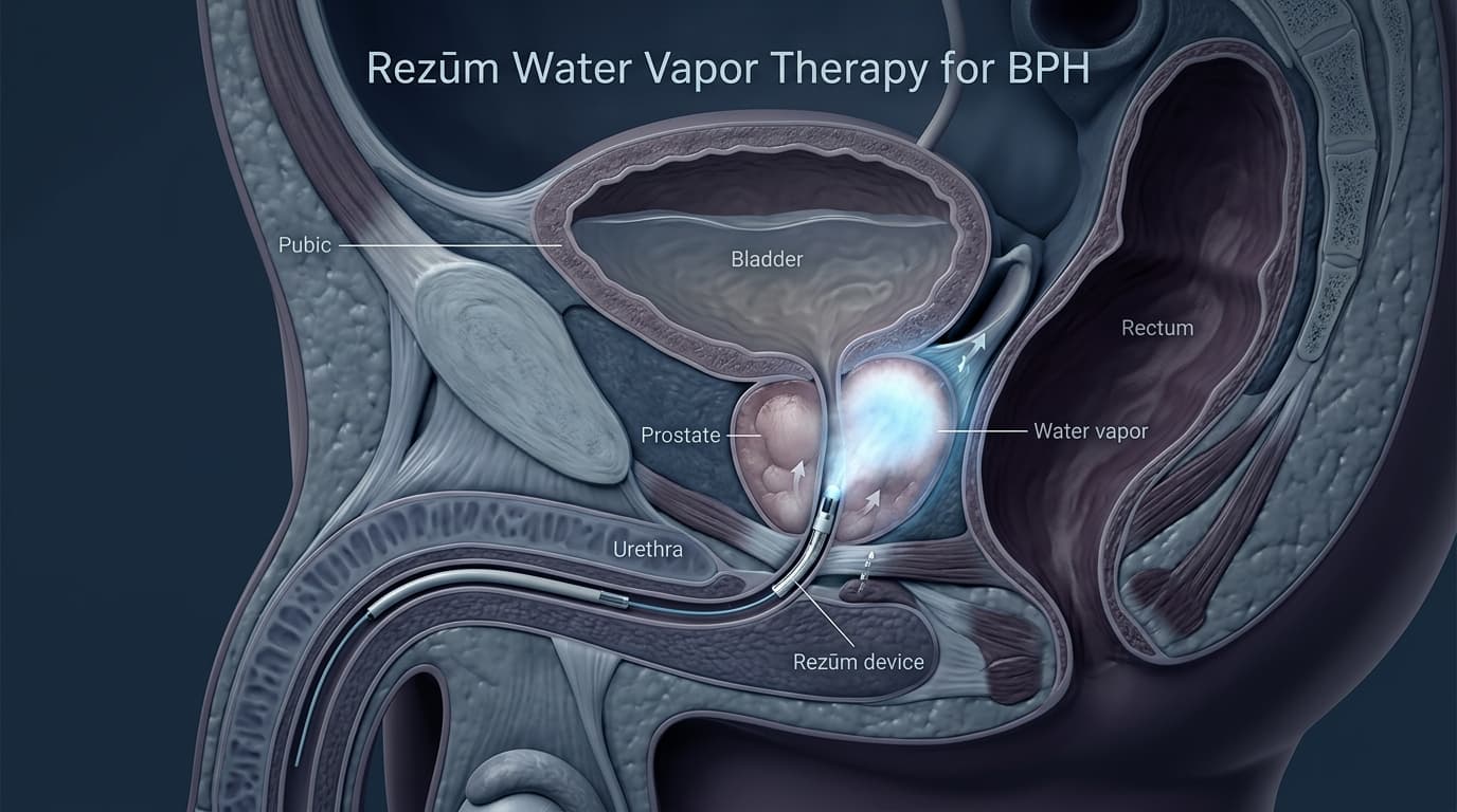 Rezūm Water Vapor Therapy for BPH Rezūm Water Vapor Therapy for BPH